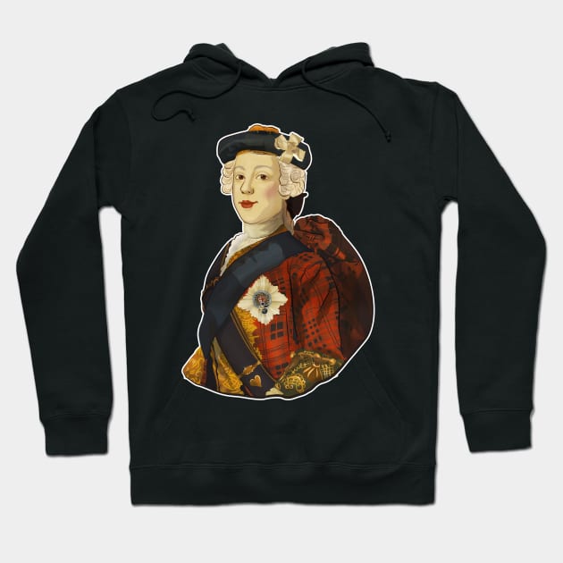 Bonnie Prince Charlie - historical illustrations Hoodie by vixfx